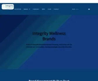 Integritywellnessbrands.com(Integrity Wellness Brands) Screenshot