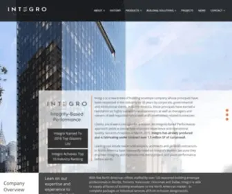 Integrobuild.com(Integro Building Systems) Screenshot