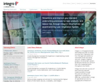 Integrosys.com(Integro Technologies) Screenshot
