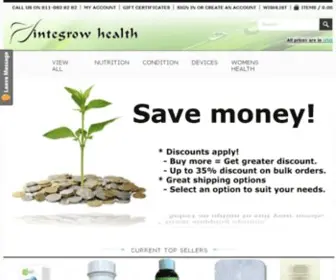 Integrow.co.za(Clinically recommended wellness solutions) Screenshot