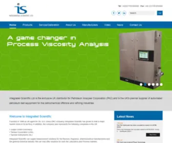 Integsci.com(Integrated Scientific) Screenshot