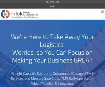 Intekfreight-Logistics.com(Transportation Management & Logistics Services) Screenshot