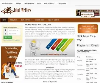 Intel-Writers.com(Intel Writers) Screenshot