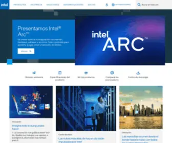 Intel.com.ar(Soluciones para Centros de Datos) Screenshot