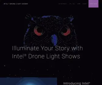 Inteldronelightshows.com(INTEL DRONE LIGHT SHOWS) Screenshot