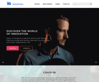Intelearc.com(Delivering innovations for a better future) Screenshot