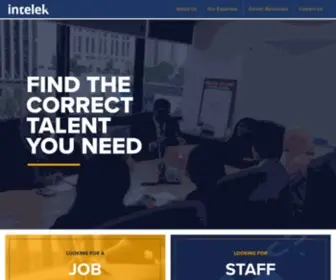 Intelek.com.my(Malaysia's Best Recruitment Agency And Headhunting Expert) Screenshot