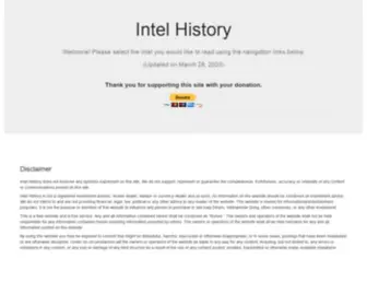 Intelhistory.net(Intelhistory) Screenshot