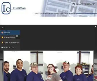 Intelicon.biz(InteliCon Website Control Systems with the highest quality workmanship) Screenshot