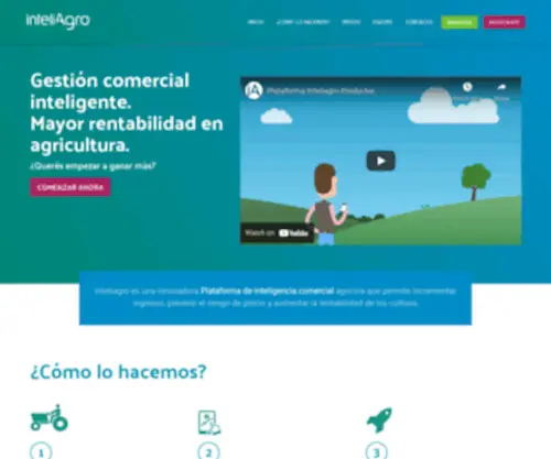 Inteliagro.com(Gestión comercial inteligente en agricultura) Screenshot