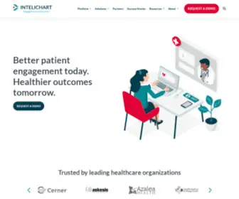 Intelichart.com(Patient Engagement Platform) Screenshot