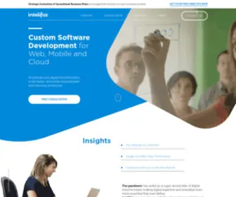 Intelifaz.com(Transformational Customer Experiences) Screenshot
