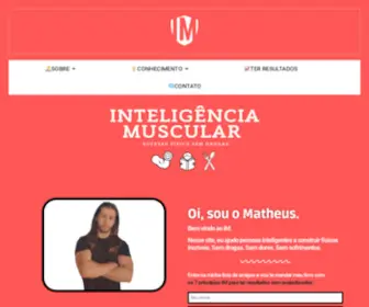 Inteligenciamuscular.com.br(Menu Principal) Screenshot