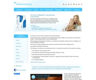Intellectbreathing.com(Frolov's Respiration Training Device) Screenshot