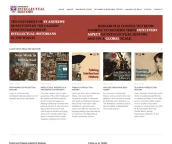 Intellectualhistory.net(The Institute of Intellectual History) Screenshot