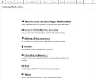 Intellectualmathematics.com(Intellectual Mathematics) Screenshot
