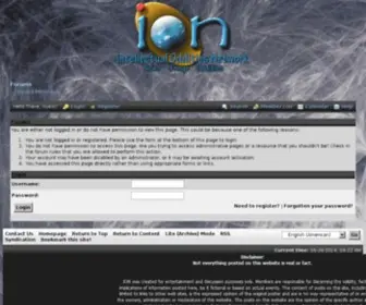 Intellectualodditiesnetwork.com(News) Screenshot