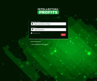 Intellectualprofitsmastery.com(Log In ‹ Intellectual Profits Mastery) Screenshot