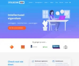 Intellectueeleigendom.nl(Intellectueel eigendom vastleggen) Screenshot
