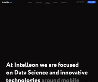 Intelleon.ai(Software development company) Screenshot