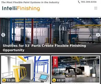 Intellifinishing.com(The Most Flexible Paint Systems in the Industry) Screenshot