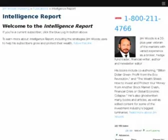 Intelligencereport.com(Intelligence Report Archives) Screenshot