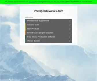 Intelligencewaves.com(Intelligencewaves) Screenshot