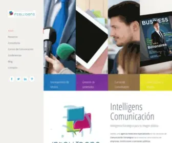 Intelligens.com.mx(Intelligens Consultoría en Comunicación) Screenshot
