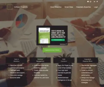Intelligent-Hospitality.com(Hotel Business Intelligence) Screenshot