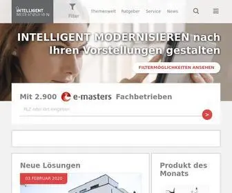 Intelligent-Modernisieren.de(Die intelligente Modernisierung gehört in die Hände von Fachleuten) Screenshot