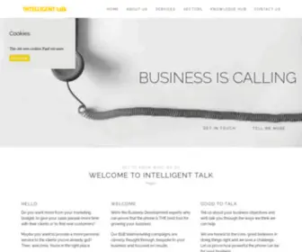 Intelligent-Talk.com(We’re the Business Development experts who can prove that telemarketing) Screenshot