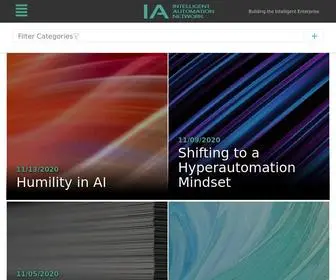 Intelligentautomation.network(The Artificial Intelligence & Intelligent Automation Network) Screenshot