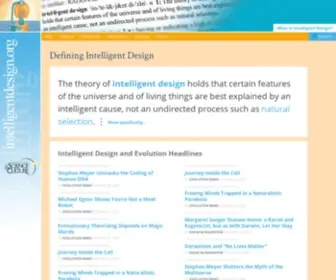 Intelligentdesign.org(Intelligent Design) Screenshot