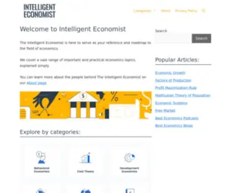 Intelligenteconomist.com(Intelligent Economist) Screenshot