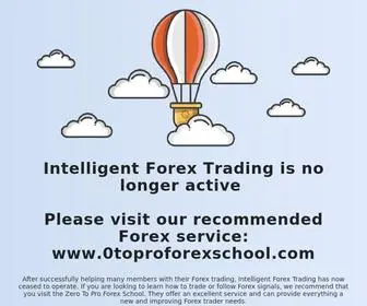 Intelligentforextrading.com(Intelligent Forex Trading) Screenshot