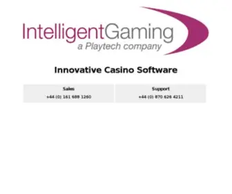 Intelligentgaming.co.uk(Intelligent Gaming) Screenshot