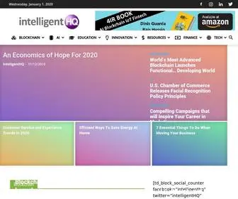 Intelligenthq.com(All about Blockchain) Screenshot