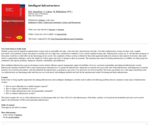 Intelligentinfrastructures.net(Hellendoorn (Eds.)) Screenshot