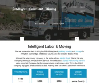 Intelligentlabor.com(Arlington Moving and Storage) Screenshot