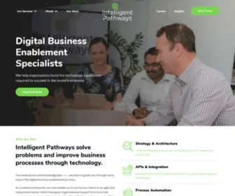 Intelligentpathways.com.au(Digital Business Enablement Specialists) Screenshot