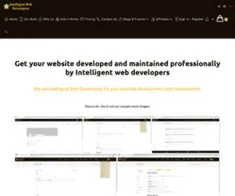 Intelligentwebdevelopers.com(Innovative websites developed by intelligent developers) Screenshot