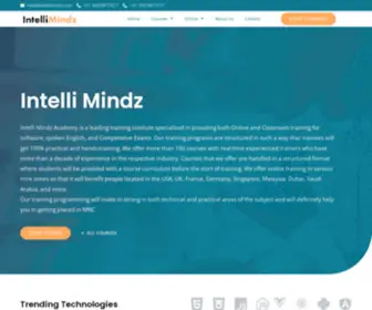 Intellimindz.com(Intelli Mindz) Screenshot