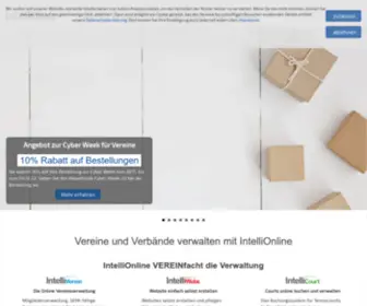 Intellionline.de(IntelliOnline VEREINfacht die Verwaltung mit modular aufgebauten Vereins) Screenshot