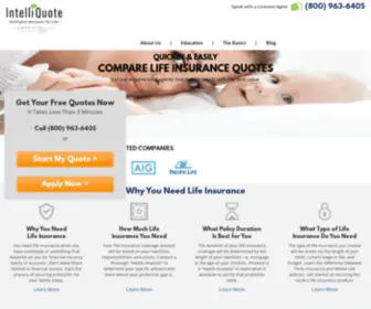 Intelliquote.com(Term Life Insurance Quotes) Screenshot