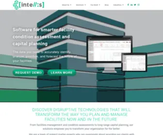 Intellis.io(Software for strategic facility planning) Screenshot