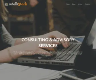 Intellistack.eu(Custom software development) Screenshot