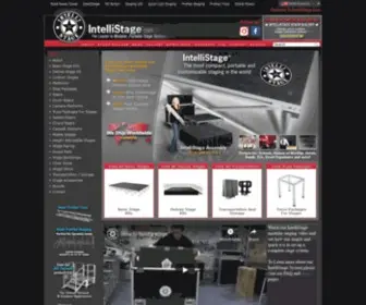 Intellistage.com(IntelliStage Portable Stages by Road Ready) Screenshot