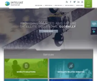 Intelsatgeneral.com(Intelsat General Corporation (IGC)) Screenshot