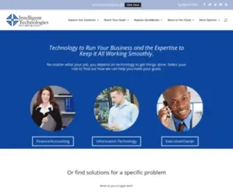 Inteltech.com(Business Software & Solutions) Screenshot