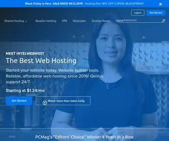 Intelwebhost.com(Start Your Website Today) Screenshot